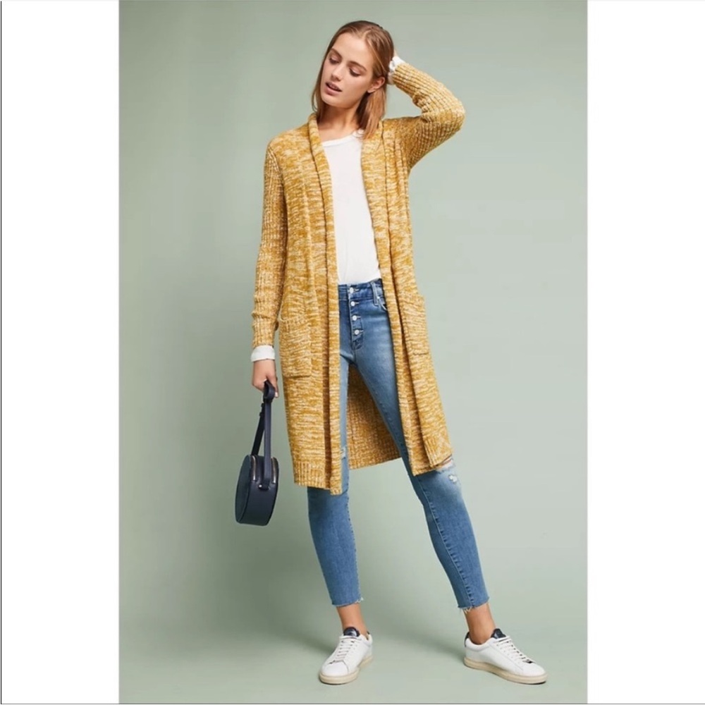 Anthropologie 'Abigail' Duster Cardigan size Small Petite